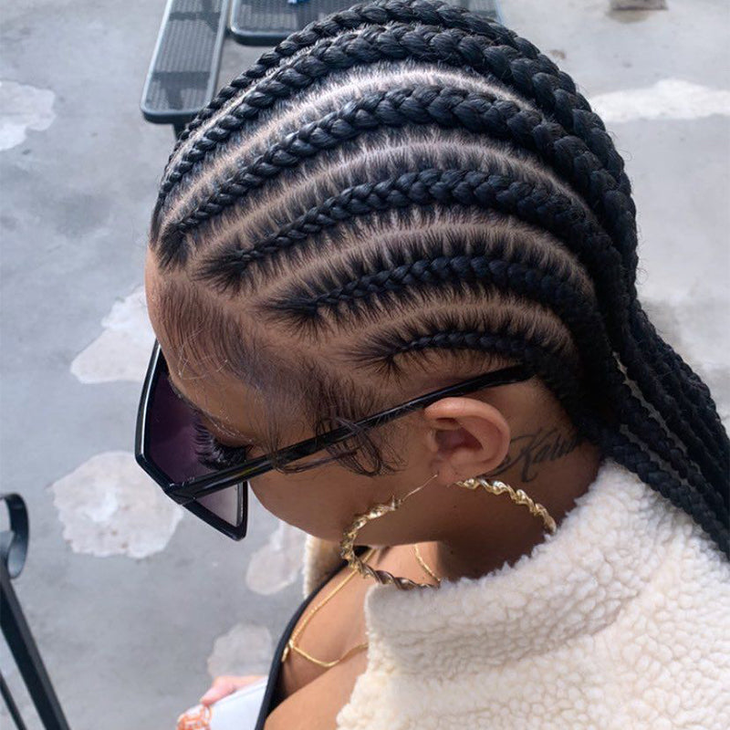 Full Head Lace Braided WigsSynthetic Daily Hair