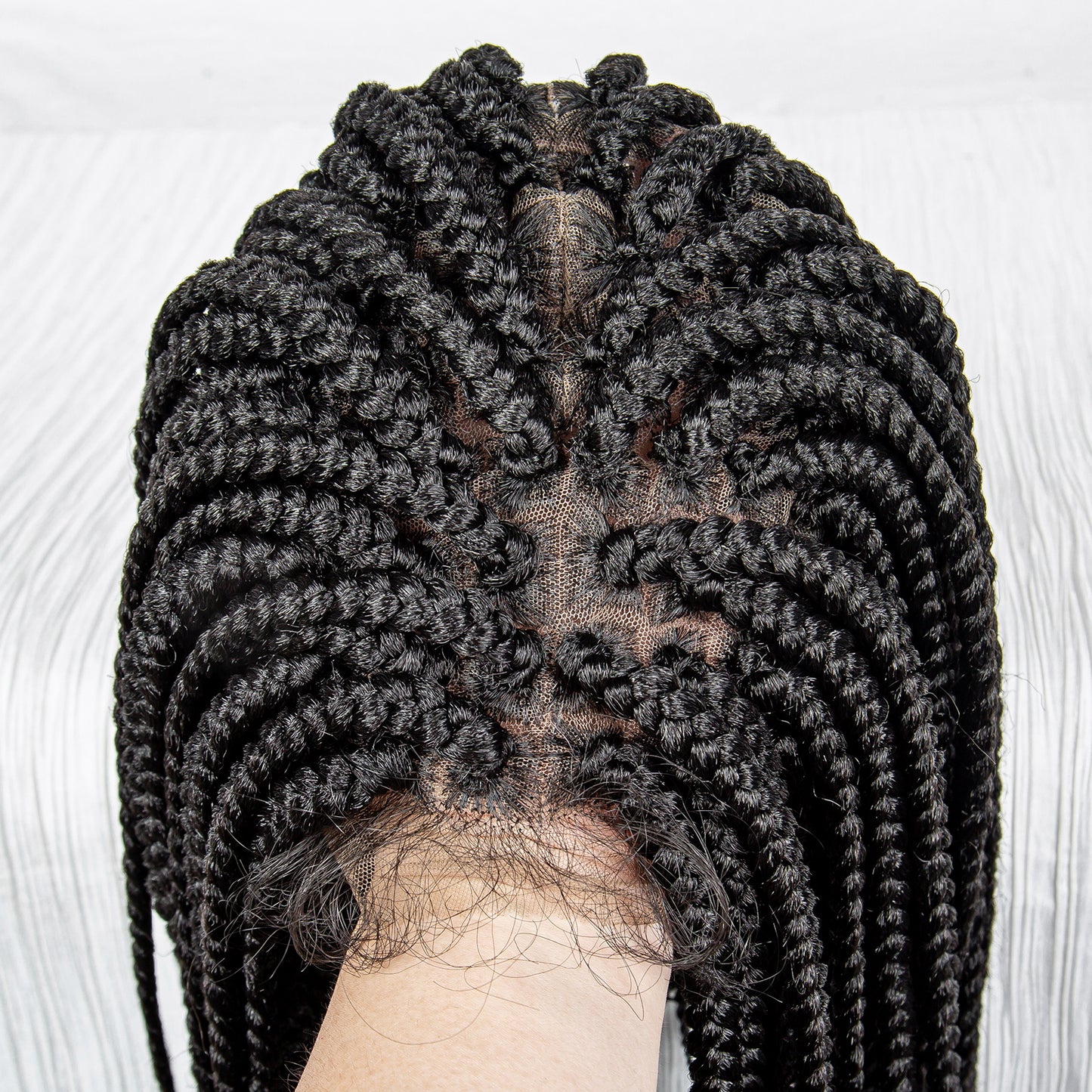035 1B# Bob New Braided Wigs Synthetic Lace Wigs With Baby Hair Full Lace Wig Box Braiding wig