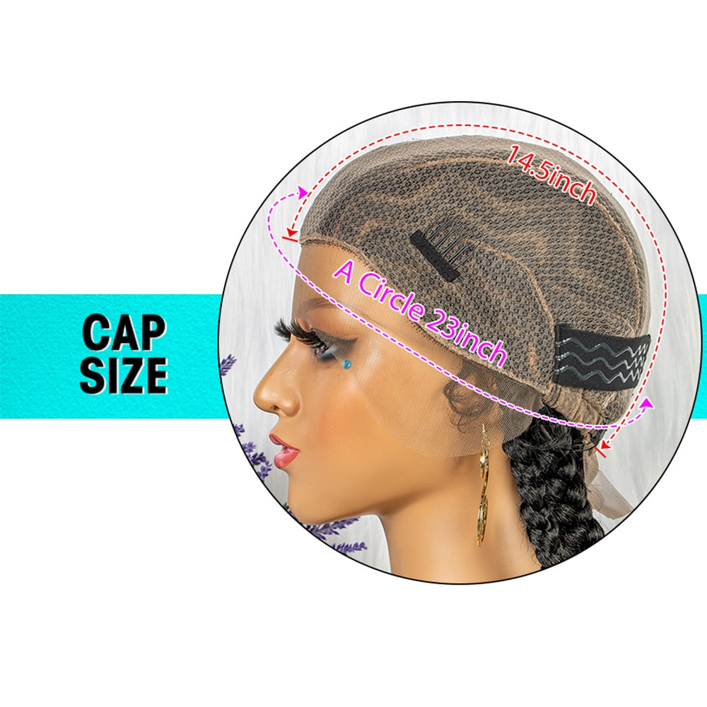 New Braided Wigs Hot Sale Synthetic Full Lace Wig