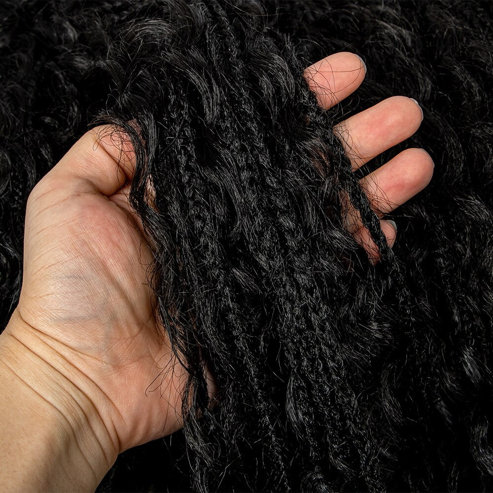 Synthetic Lace Front Wig Braided Wigs Braid African With Baby Hair Braided Lace Front Wigs Water Wave Wigs 32 inches