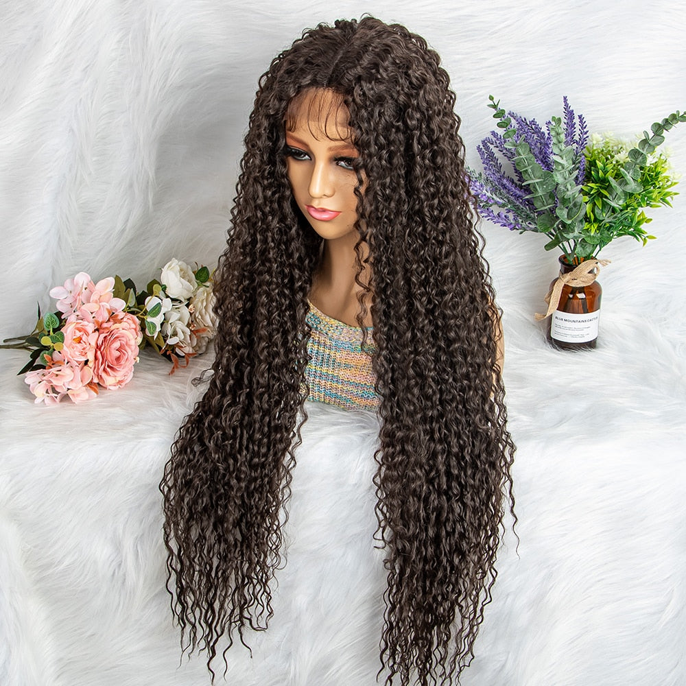 Wavy Wigs Synthetic Lace Wigs T Part Lace Curly Wig