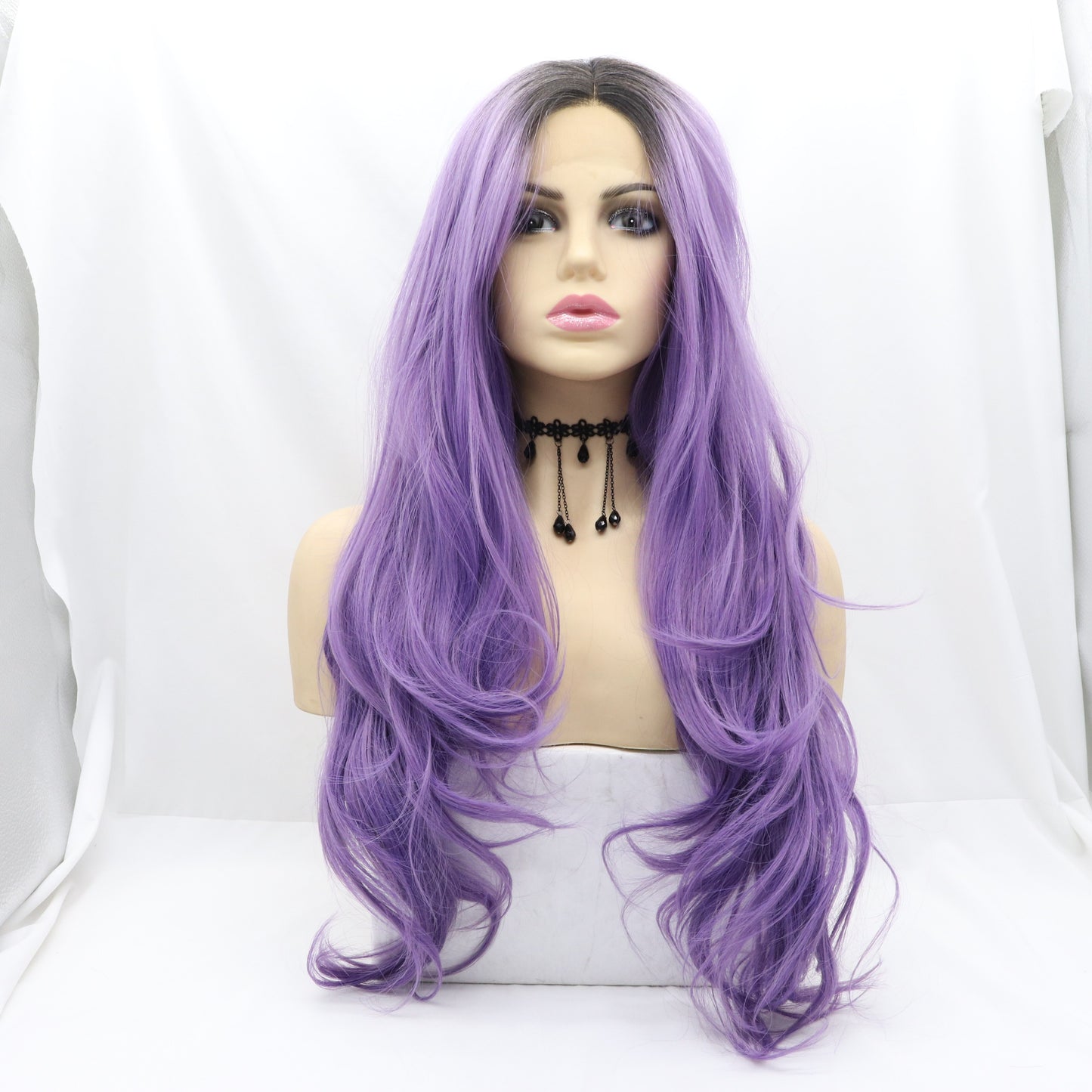 New In T Lace Front Wig 24 Inches Straigh Soft Lace Wigs Cosplay Lolita Party Wigs