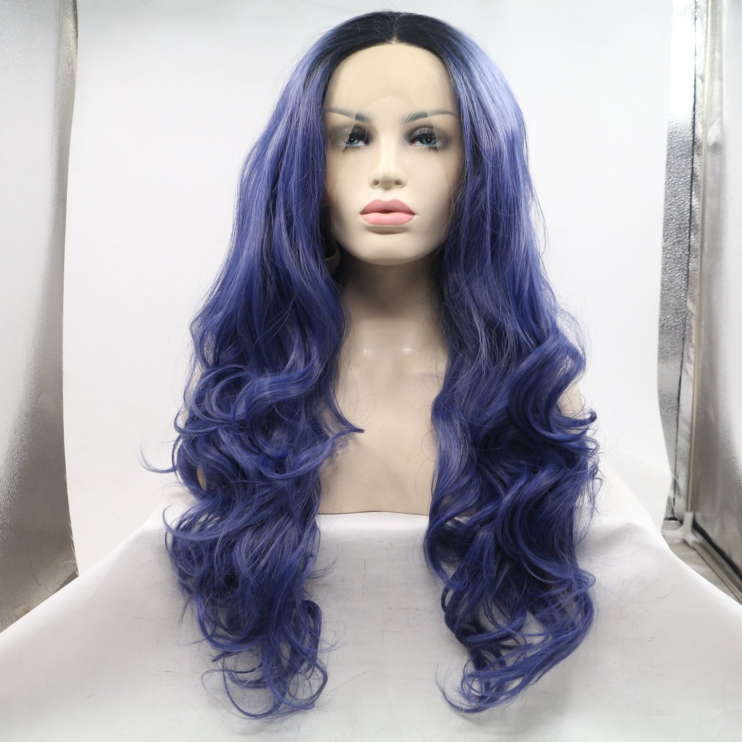 New In T Lace Front Wig 24 Inches Straigh Soft Lace Wigs Cosplay Lolita Party Wigs