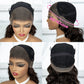 Human hair wig Real Wet and wavy wig