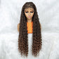 Synthetic Lace Front Wig Braided Wigs Braid African With Baby Hair Braided Lace Front Wigs Water Wave Wigs 32 inches