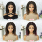 14Inches Synthetic Lace Front Braided Wigs for Black Women Knotless Short Box Wig Braid Braiding Hair Water Wave Wavy Braids Wigs