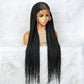 13x6 Lace Front Braids Wig Knotless Box Braids Wigs With Baby Hair for Black Women