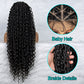 36Inches Full Lace Curly Synthetic Braided Wigs with Baby Hair Natural Color Braid Braiding wigs Ombre Brown Red for Black Women Daily Use