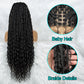 Synthetic Lace Front Wig Braided Wigs Braid African With Baby Hair Braided Lace Front Wigs Water Wave Wigs 32 inches