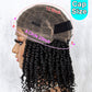 Braided Wigs Knotless Synthetic Lace Front  Full Lace Wigs Medium Length Deep Curly Braided Wigs