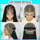 078 20Inches Braided Wigs with Baby Hair #350 Braided Wig Full Lace Box Braids for Black Women African Wig Women's Wig