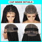 037 Curly Braided Wig Full Lace wig Synthetic Braided Wigs with Baby Hair Ombre Red Brown Wigs Heat Resistant