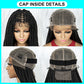 34Inches Long Full Lace Synthetic Knotless Braided Wigs with Baby Hair for Black Women Lace Frontal Cornrow Braiding Wigs Braided Wig for Black Women Daily Use