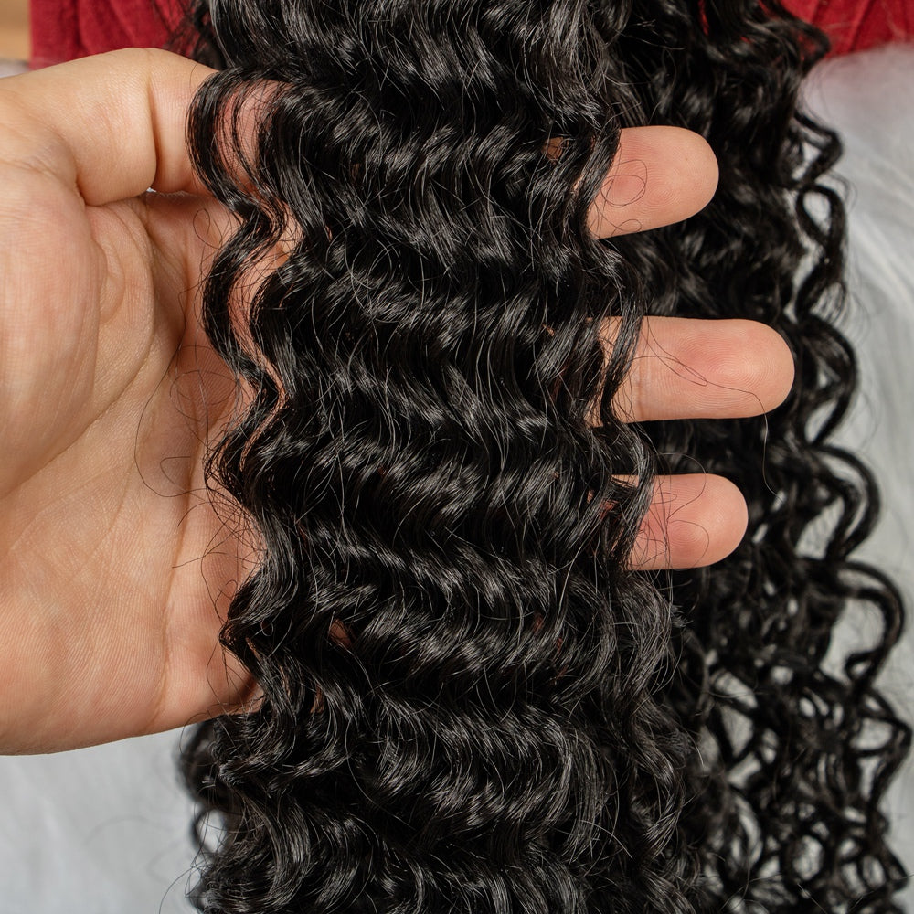 Huge Braid Wig Synthetic Full Lace Braided Wigs with Curly Ends for Black Women Lace Frontal Knotless Box Braiding Hair Wig Cornrow Braids Wigs