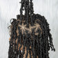 034  Synthetic full lace braiding  Butterfly  BOB locs wig  $59