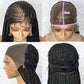 13x6 Lace Front Braids Wig Knotless Box Braids Wigs With Baby Hair for Black Women