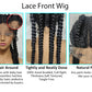 360 Lace Front Long Box Braided Wig 37 Inches Cornrow Braids  Wigs 4 Braids Synthetic Knotless Box Braids Lace Front Wigs for Black Women