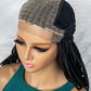 New Arrival BOX Braided Wigs With Baby Hair Synthetic Lace Front Wigs 36inches BB01