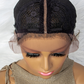 28 Inches Two Tracks Lace Front Braid Synthetic Hair Wig with curl  For Black Woman