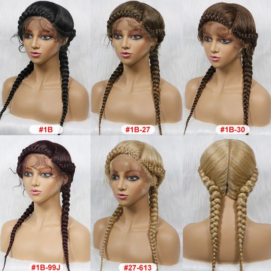 New Braid Wigs Hot Sale Synthetic Lace Wigs