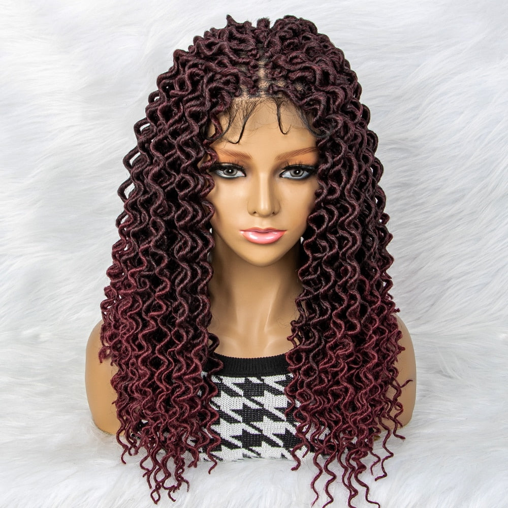 Hot Sale 4x4 Lace Braided Wigs 9x6 Lace Locs Wigs