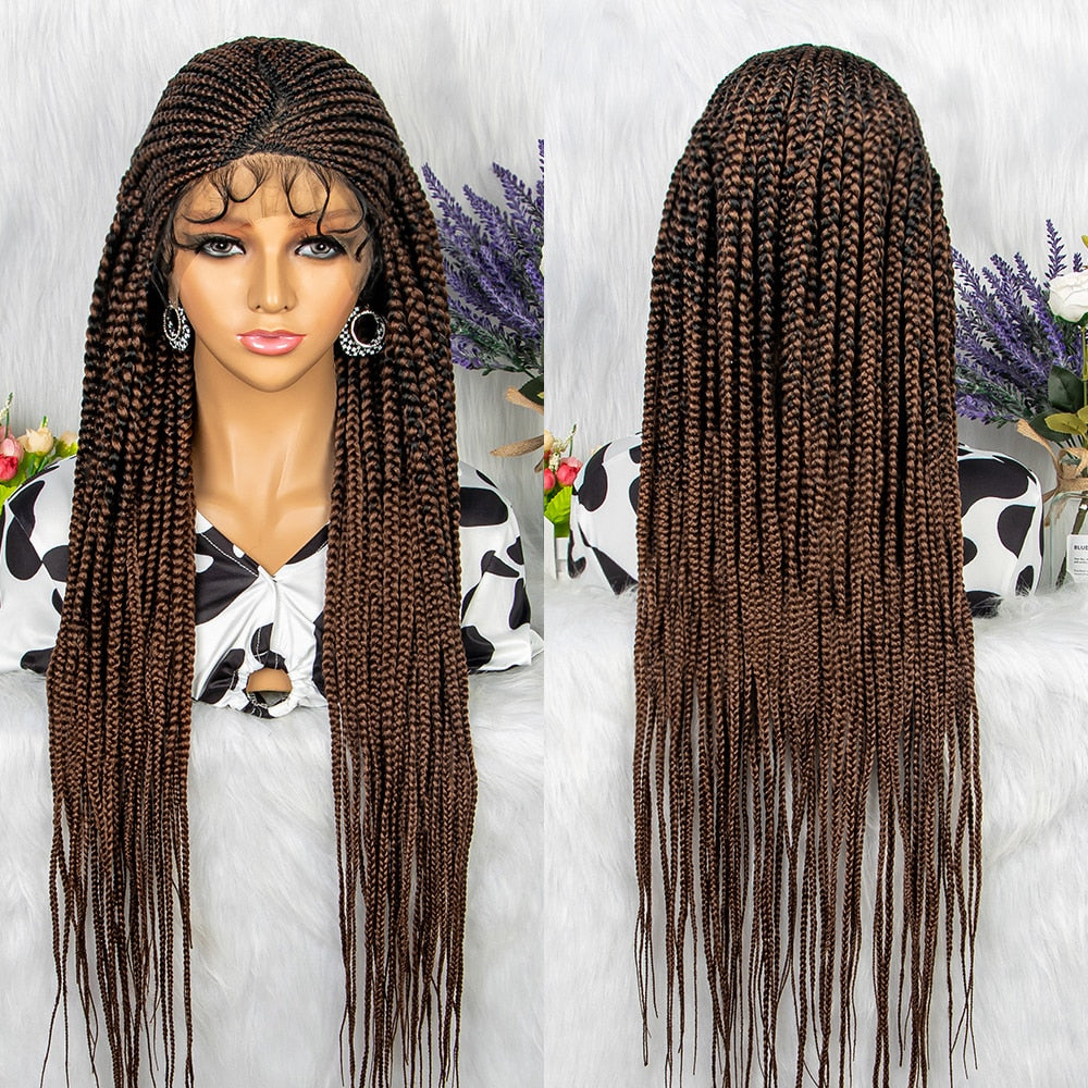 Braided Wigs 13x9 Lace Synthetic Lace Front Wig