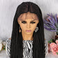 Braiding Hair Wig  Ombre Long Synthetic Lace Front Glueless