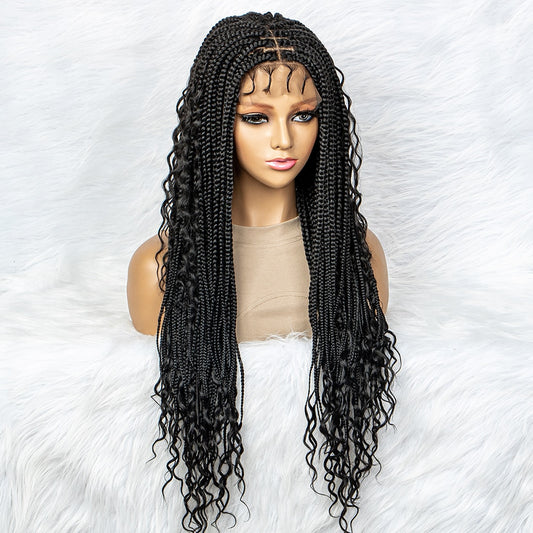 Synthetic Lace Front Wigs Braided Wigs 6x6 Lace