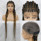 NEW 38 inches Synthetic Full Lace Box Braids Wig for Black Women 6tracks