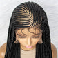 13x6 Lace Front Braids Wig Knotless Box Braids Wigs With Baby Hair for Black Women