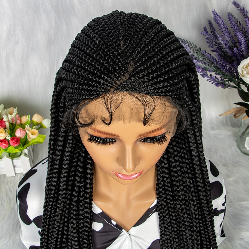 Braided Wigs 13x9 Lace Synthetic Lace Front Wig