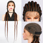 Hot Sale Full lace 36 Inches Long Braided Wig  For Black Women