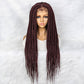 30 Inches 4x4 Lace Synthetic Braiding Hair Wigs with Baby Hair