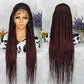 Braided Wigs 13x9 Lace Synthetic Lace Front Wig