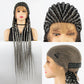 Flash Sale Cornrow Box Braids Wig  Full Lace Wigs Synthetic