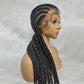 Braided Wigs Full Lace Wig Synthetic Box Braids Hair New In