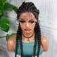 Box Braided Wigs  Synthetic 26 Inches Wig