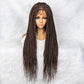 30 Inches 4x4 Lace Synthetic Braiding Hair Wigs with Baby Hair