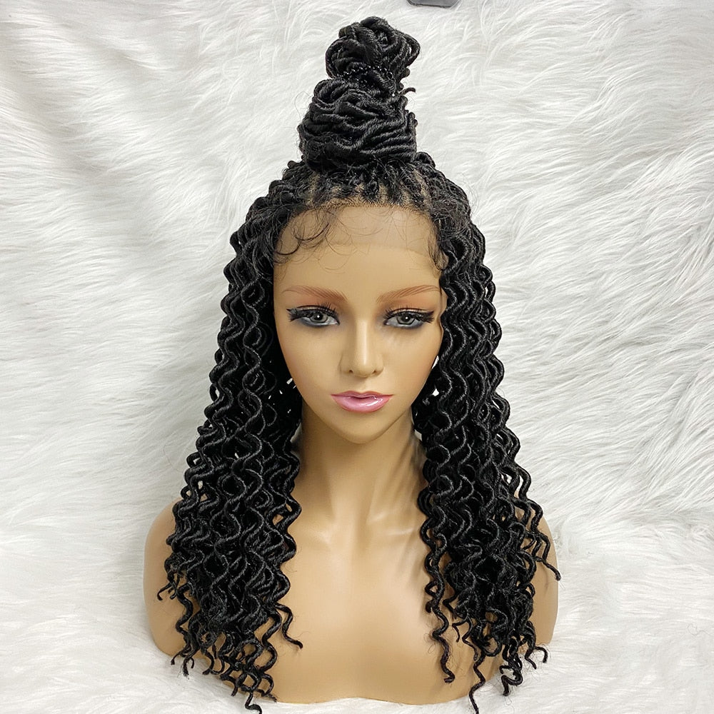 Hot Sale 4x4 Lace Braided Wigs 9x6 Lace Locs Wigs