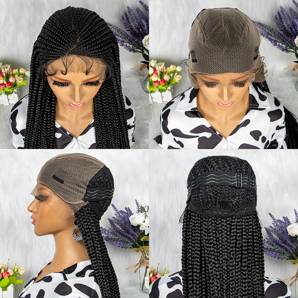 Braided Wigs 13x9 Lace Synthetic Lace Front Wig