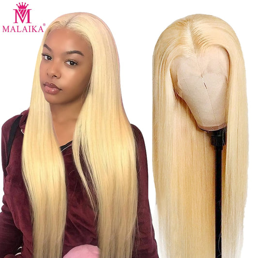 Makaika Transprance Lace 28 30 Inch 613 Blonde Real Salon Wig13x4 Lace Front Human Hair Wigs Virgin Transparent Glueless Frontal  Wig