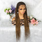 13x9 Lace 36 Inches Synthetic full Braiding Knotless Wigs