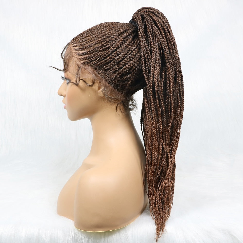 New Synthetic Lace Front Braided Wigs