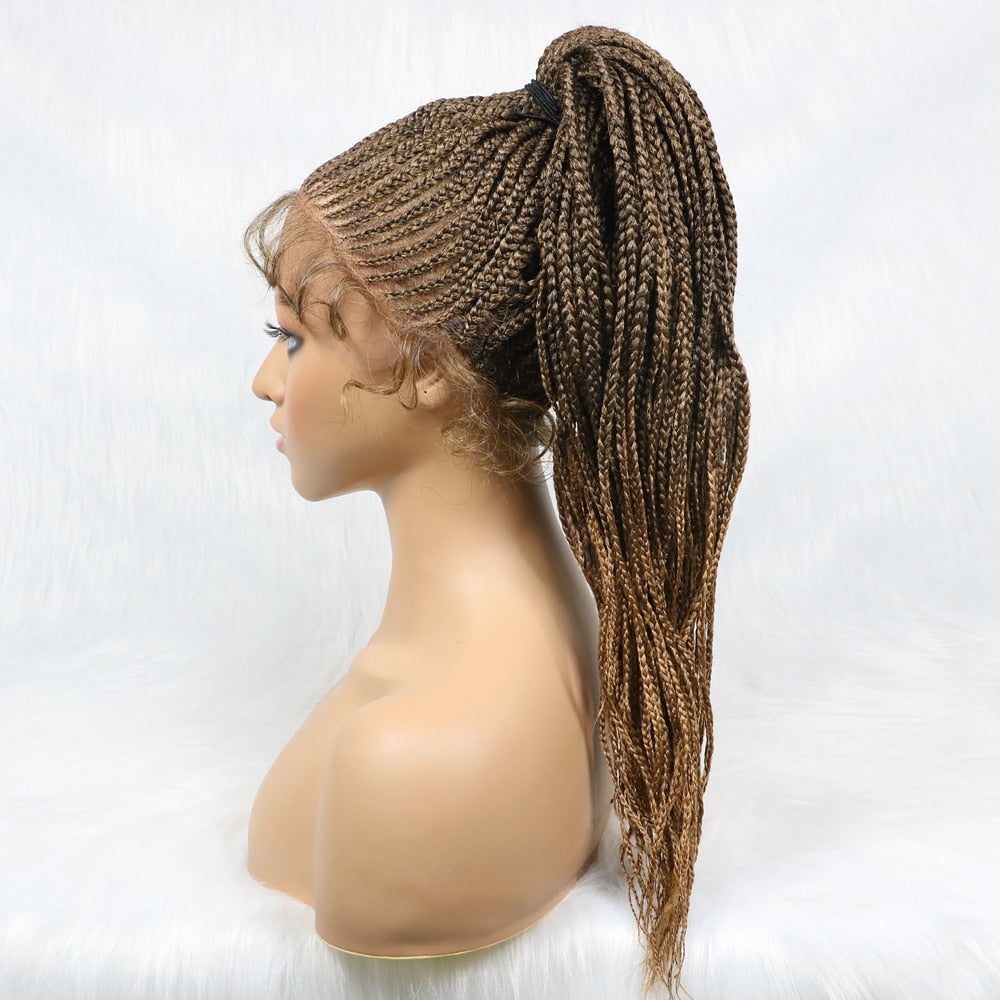 New Synthetic Lace Front Braided Wigs