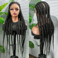 Full Head Lace Braided WigsSynthetic  Daily Hair